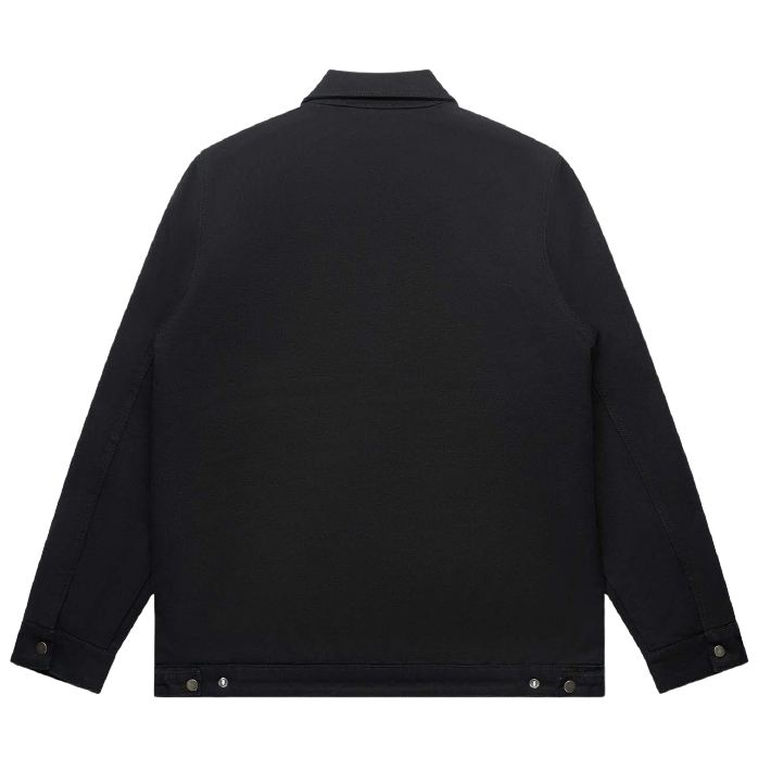 Canvas Chore Jacket, black, back
