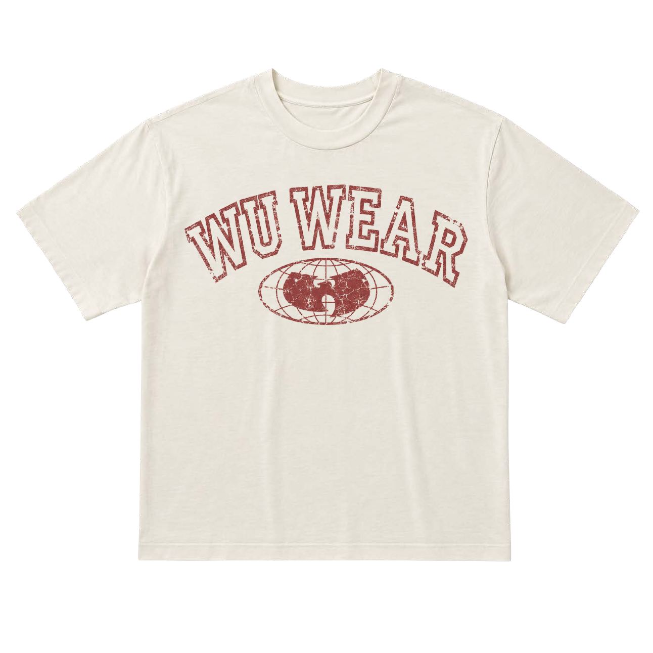 Arch Tee, cream, front