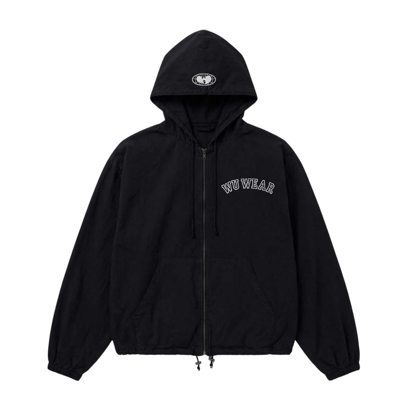 Drawcord Hooded Jacket