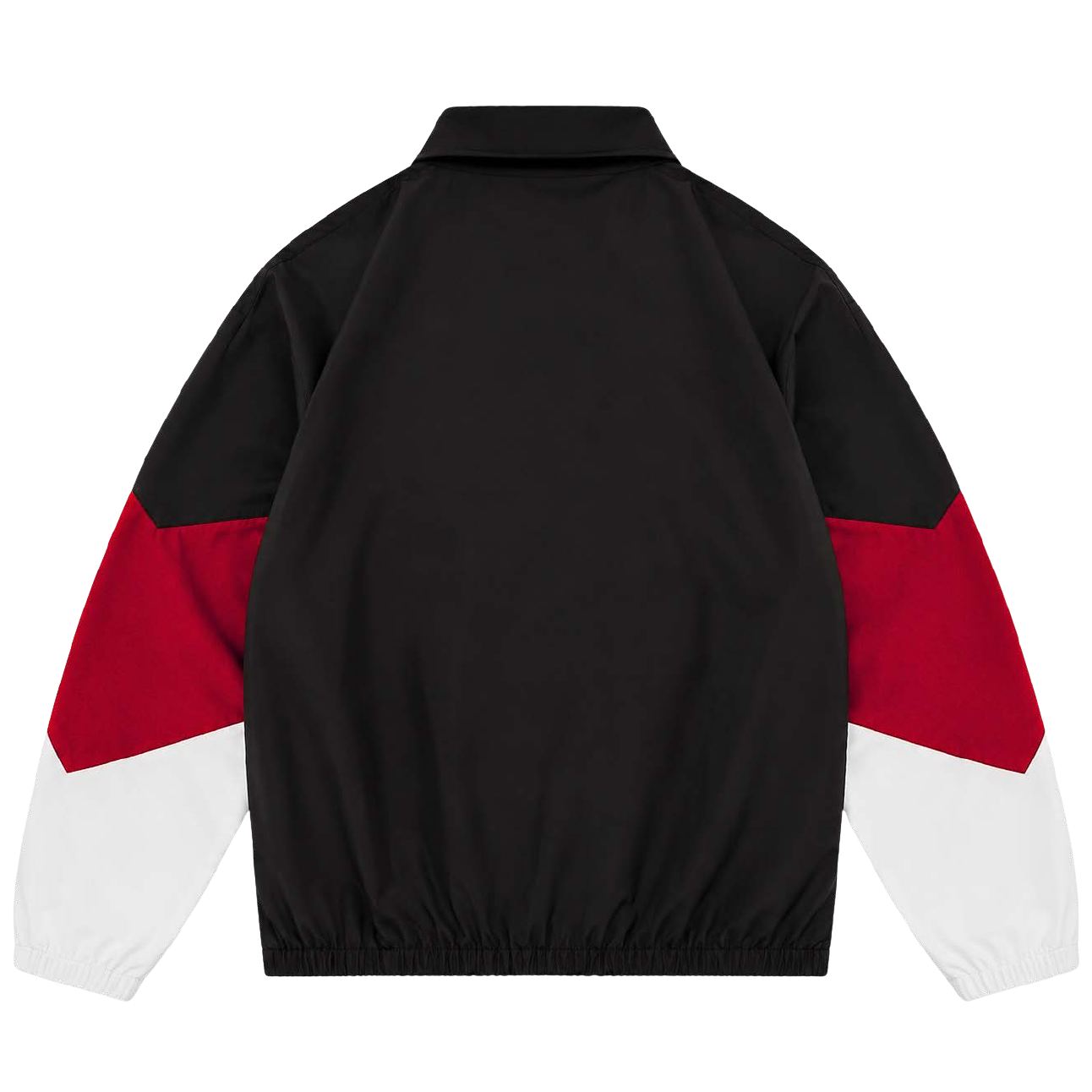 Colorblock Track Jacket, black/red/white, back