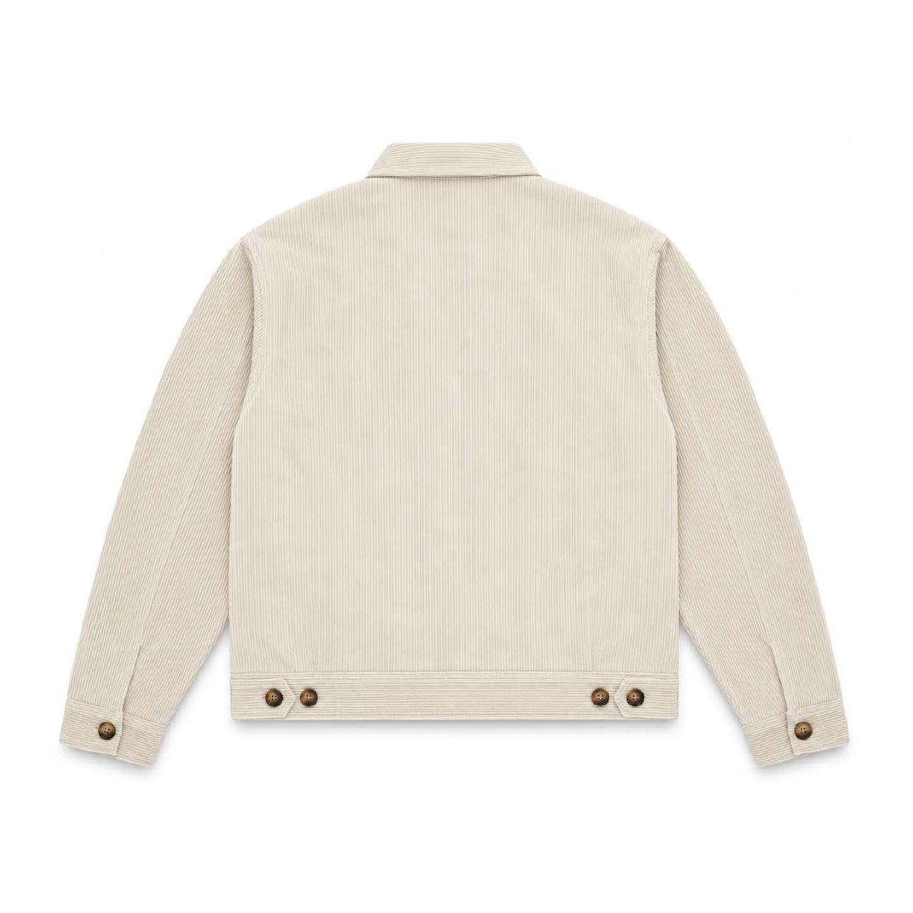 Corduroy Work Jacket, cream, back