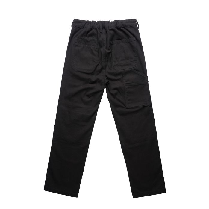 Canvas Work Pant, black, back
